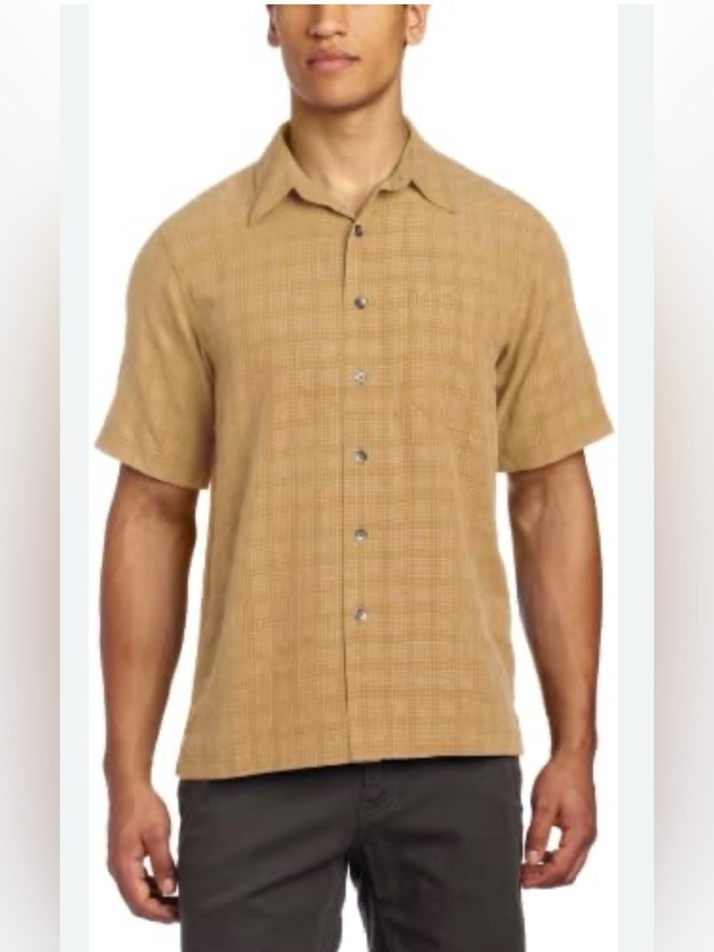 NWT Royal Robbins San Seco Short Sleeve Button Up Shirt UPF 50+ Size Large